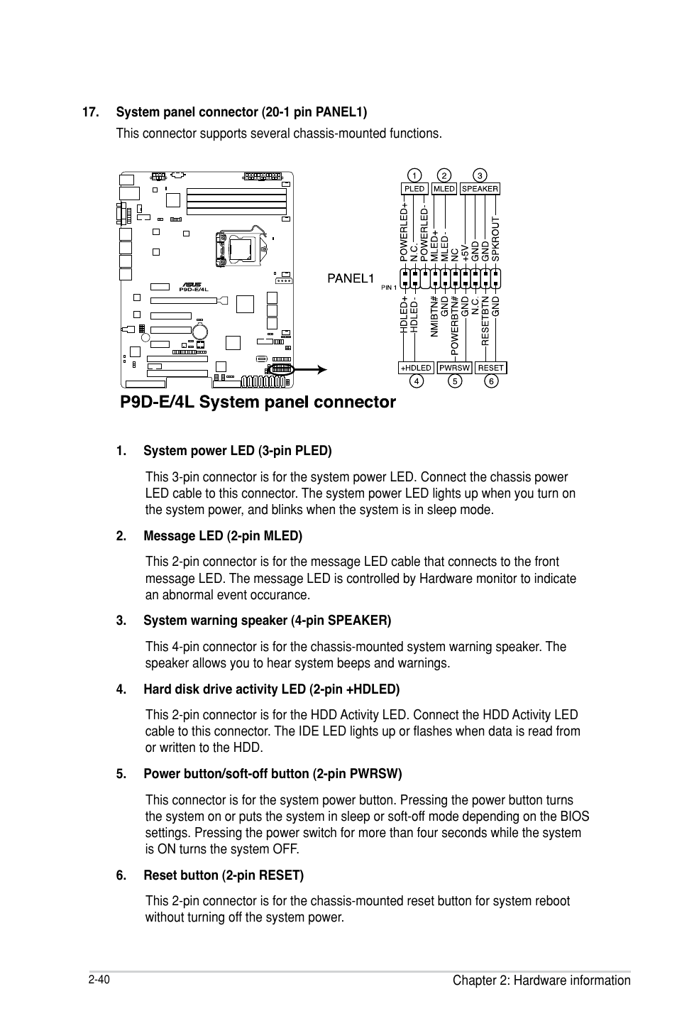 Asus P9D-E/4L User Manual | Page 60 / 159