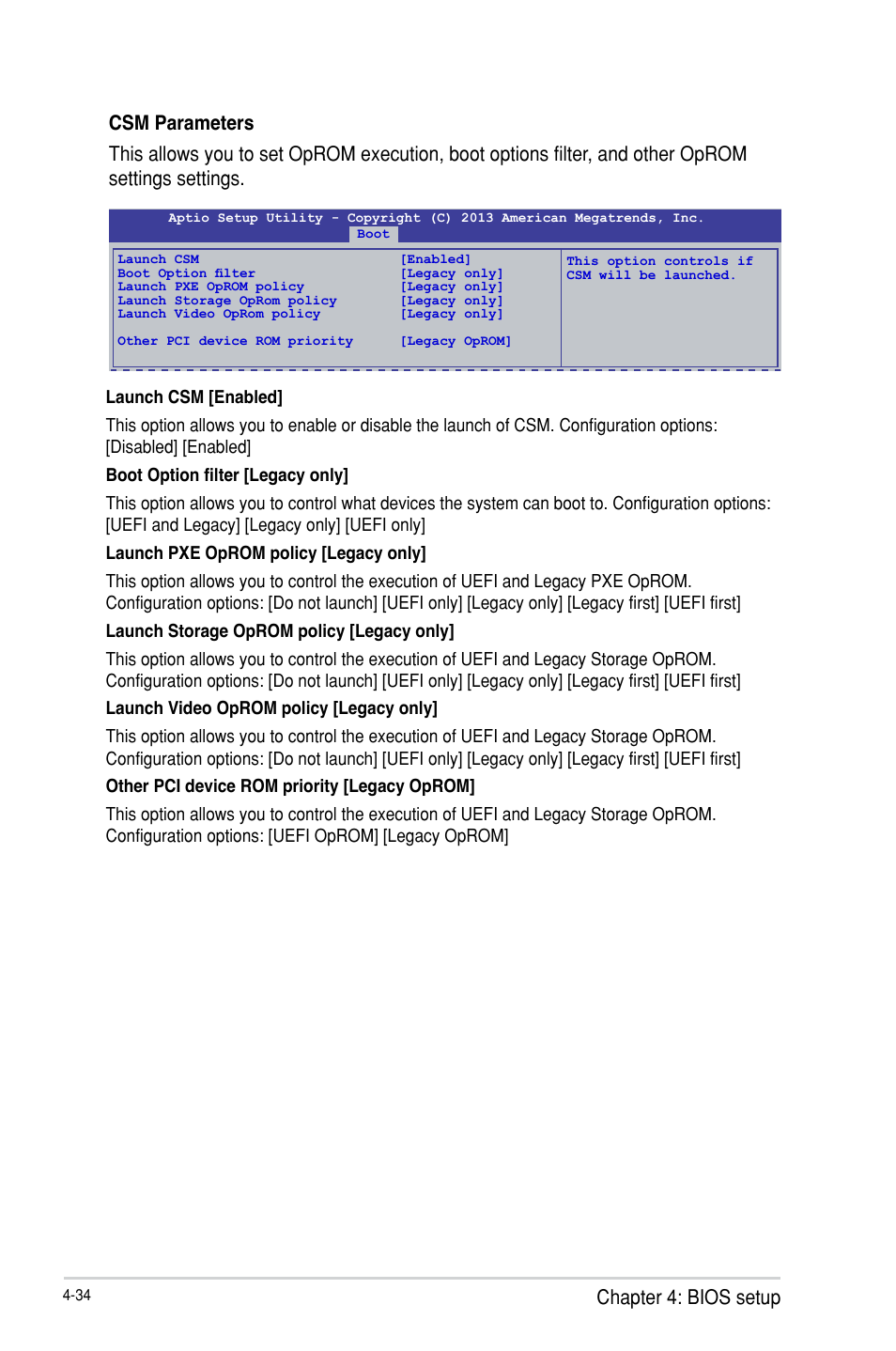 Chapter 4: bios setup | Asus P9D-E/4L User Manual | Page 99 / 159
