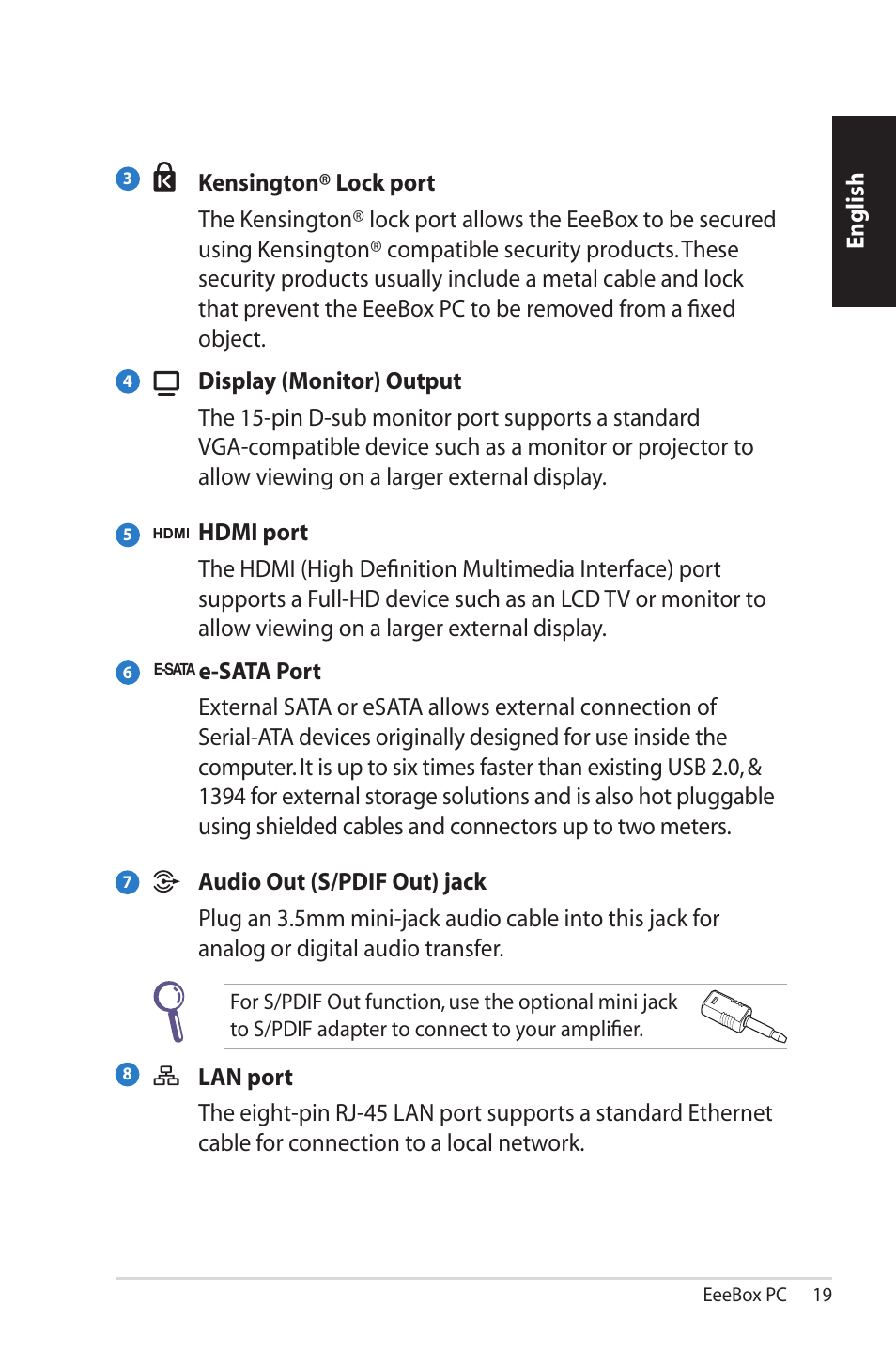 Asus EB1502 User Manual | Page 19 / 46