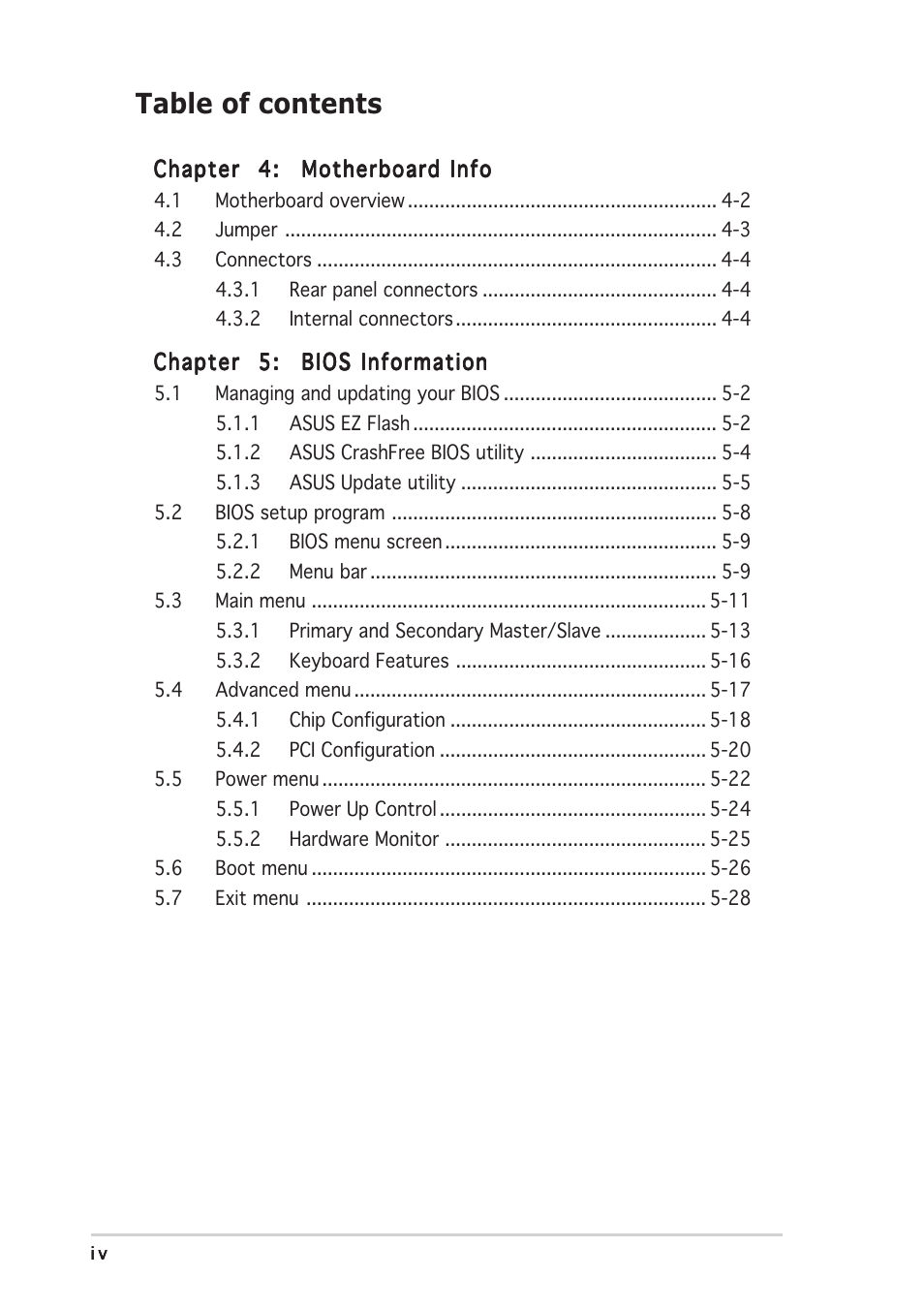 Asus Pundit P2-PE2 User Manual | Page 4 / 72