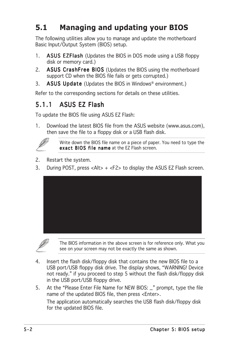 1 managing and updating your bios | Asus Pundit P2-PE2 User Manual | Page 46 / 72