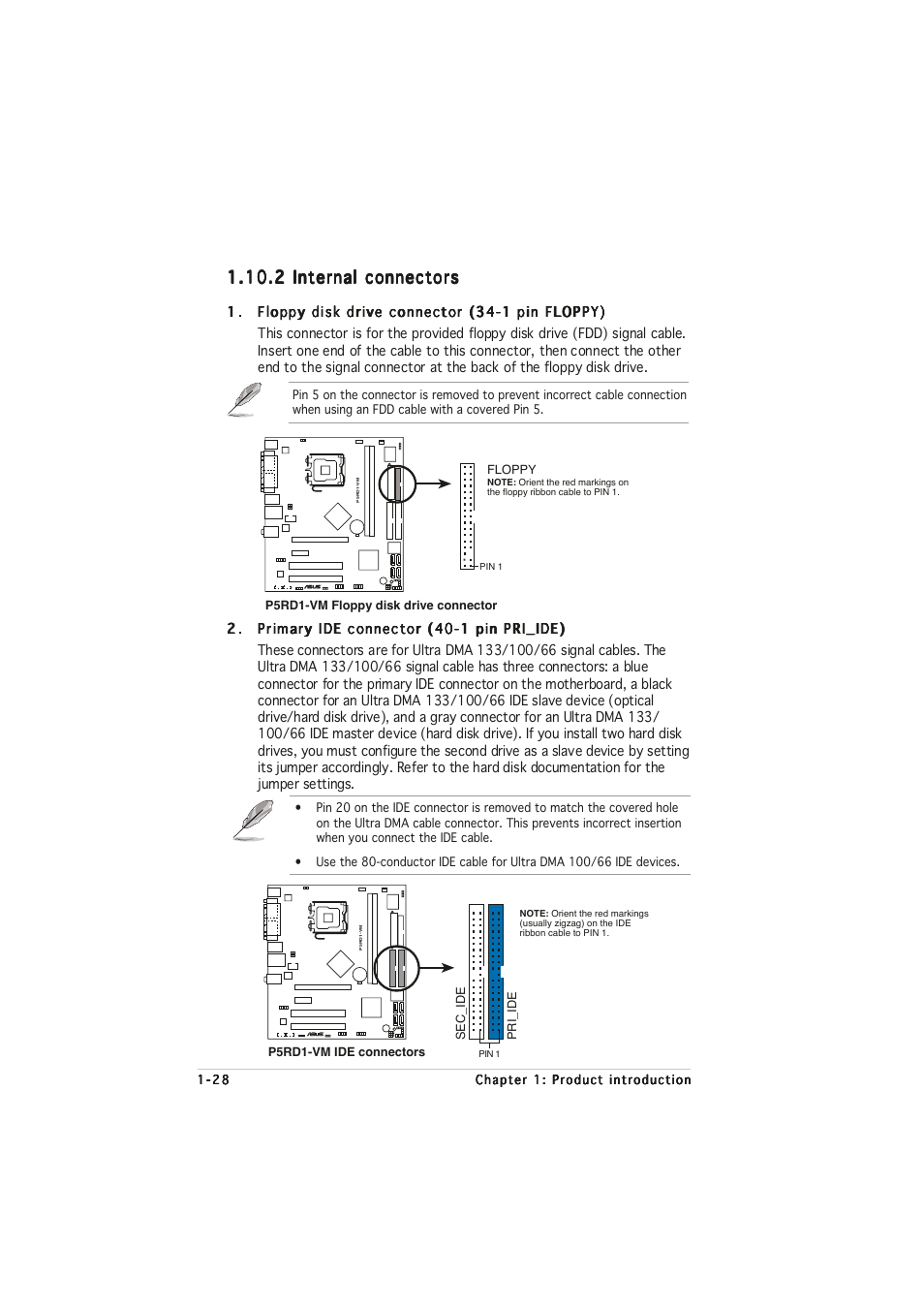 Asus P5RD1-VM User Manual | Page 40 / 94