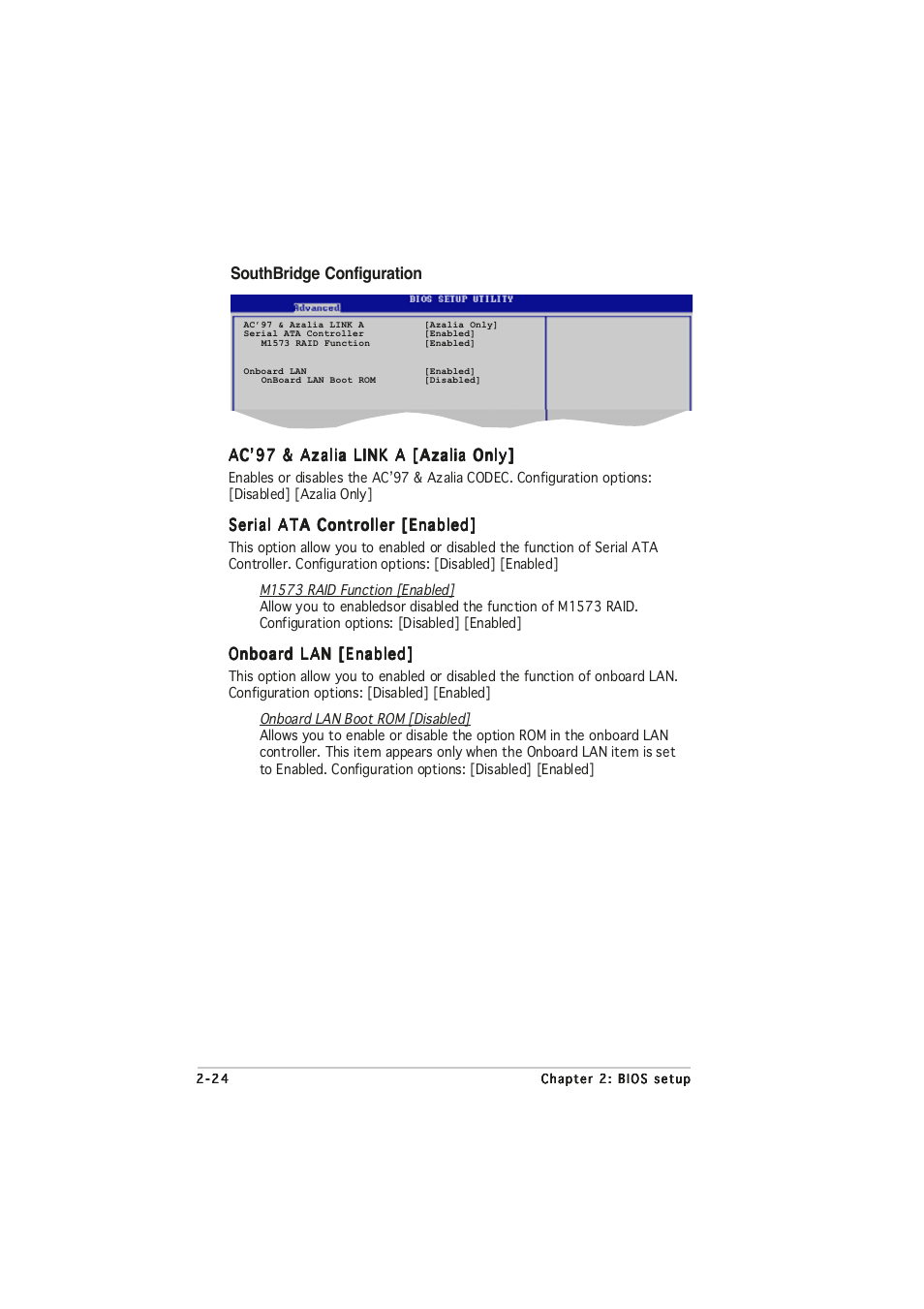 Southbridge configuration | Asus P5RD1-VM User Manual | Page 72 / 94