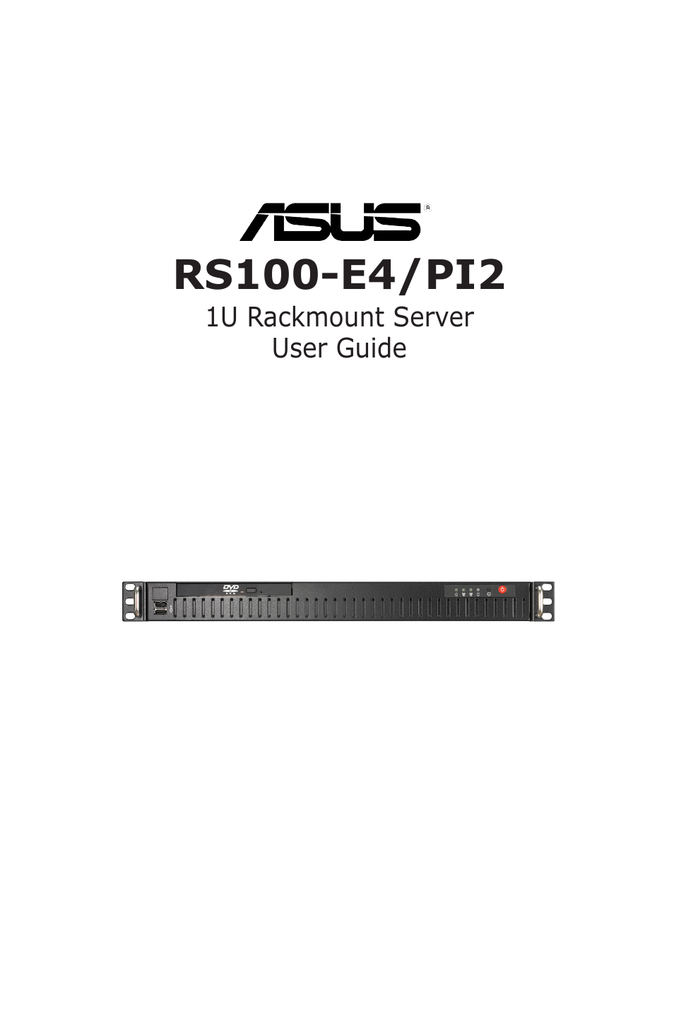 Asus RS100-E4/PI2 User Manual | 156 pages