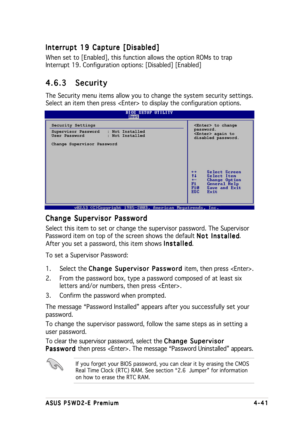 3 security security security security security | Asus P5WD2-E Premium User Manual | Page 115 / 174