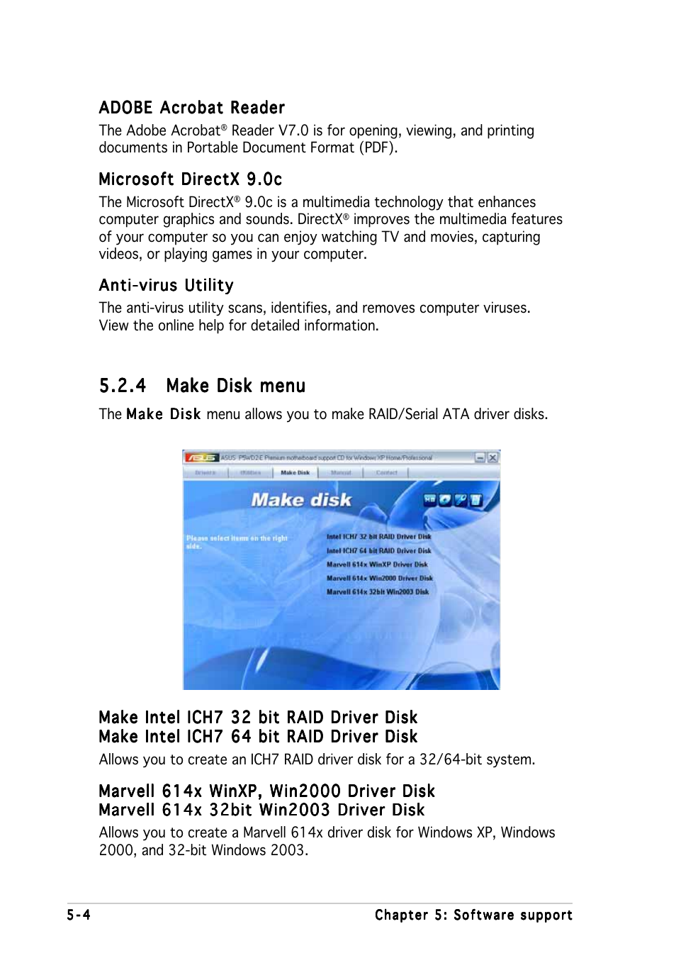 Asus P5WD2-E Premium User Manual | Page 126 / 174