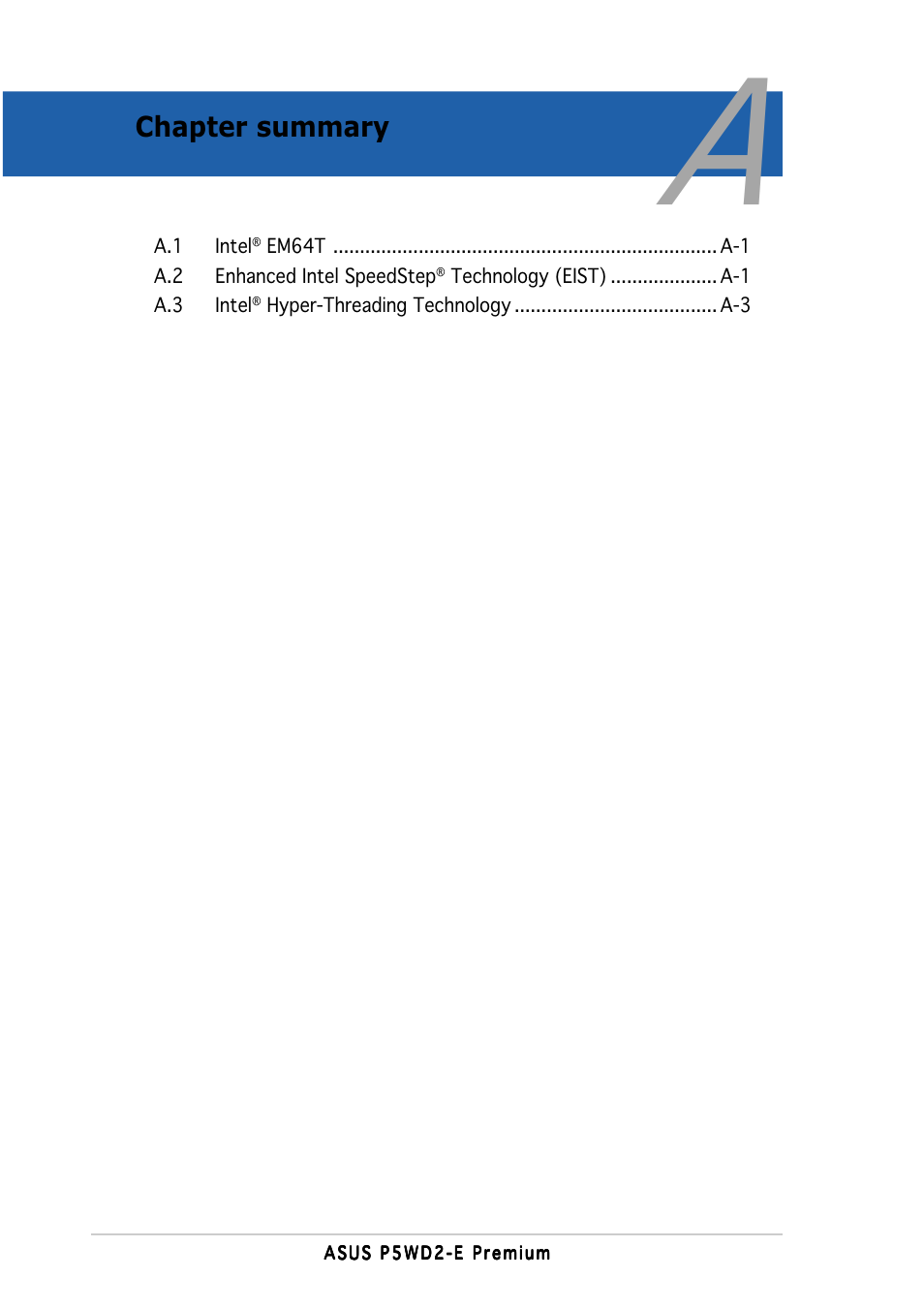 Asus P5WD2-E Premium User Manual | Page 170 / 174