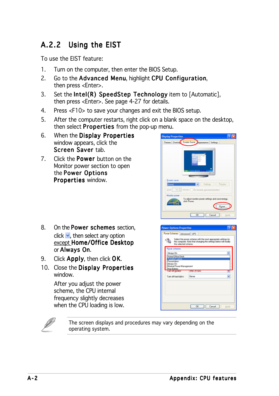 A.2.2 | Asus P5WD2-E Premium User Manual | Page 172 / 174