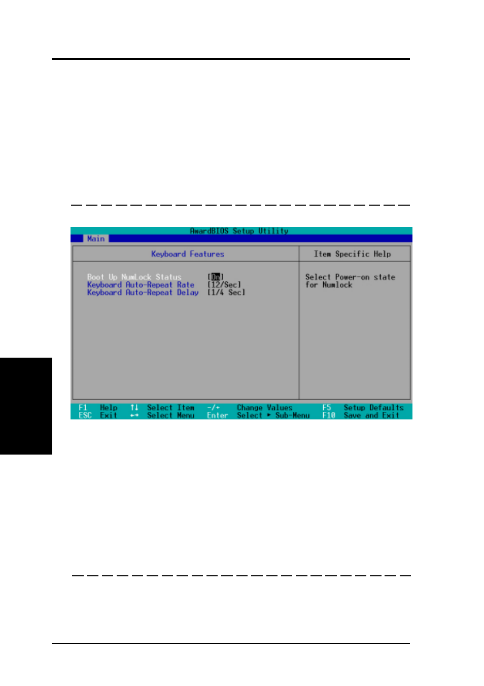 Bios setup, 2 keyboard features | Asus CUC2000 User Manual | Page 56 / 122