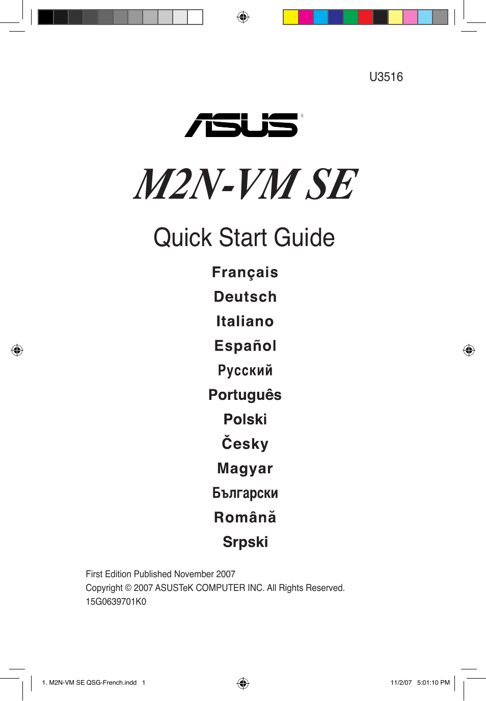 Asus M2N-VM SE User Manual | 38 pages