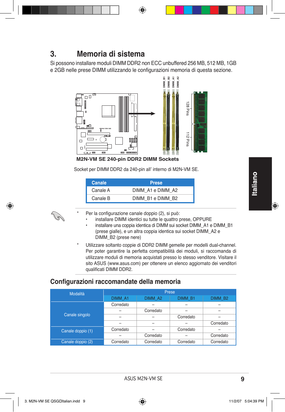 Asus M2N-VM SE User Manual | Page 9 / 38