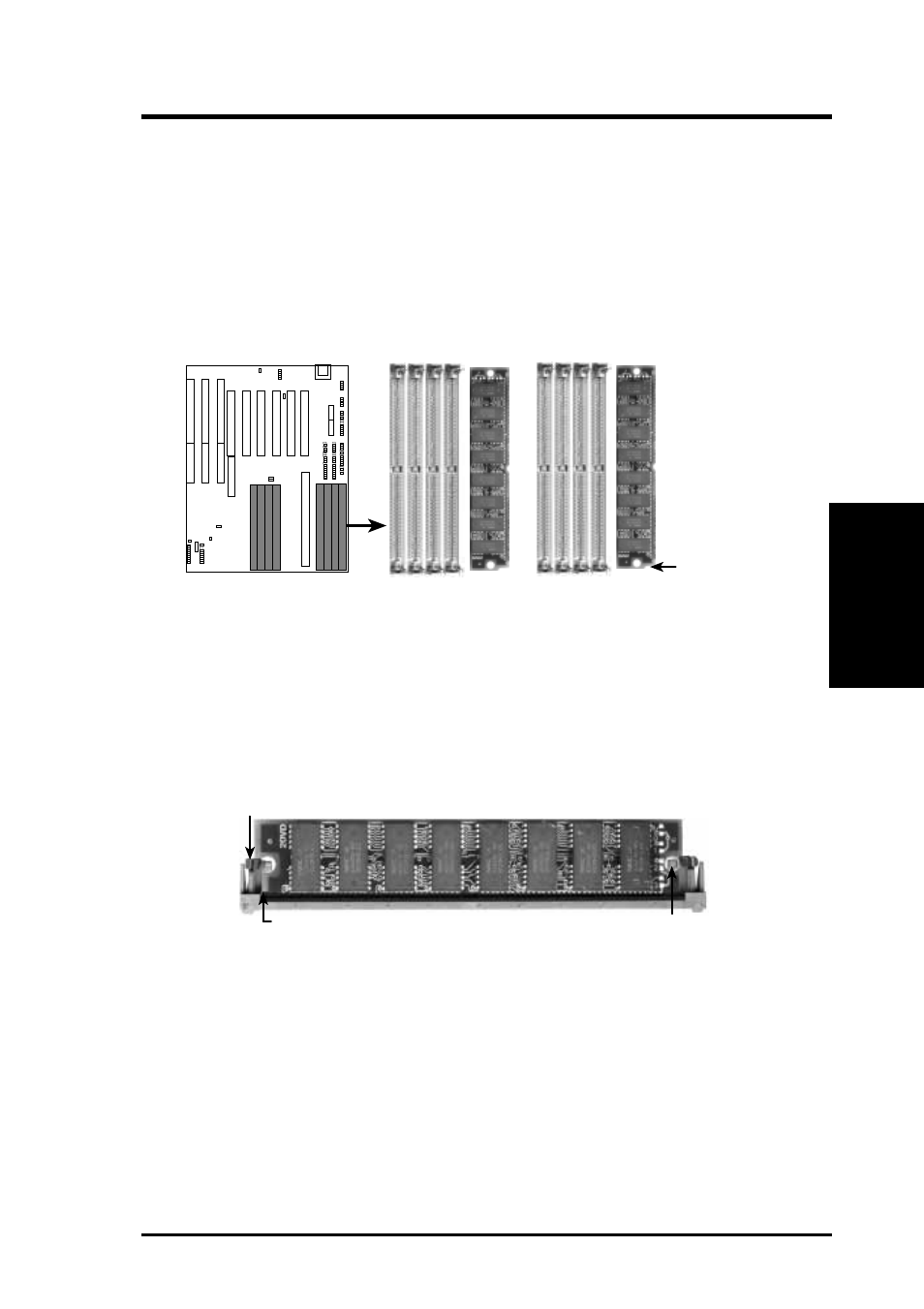 Iii. installation, 72 pin dram in simm socket | Asus P65UP5-P6ND User Manual | Page 17 / 32