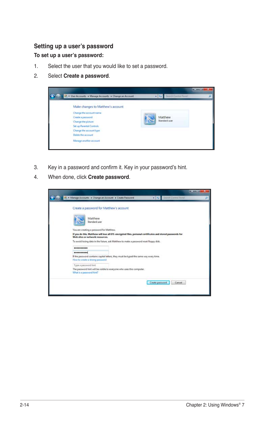 Asus CM1530 User Manual | Page 30 / 67