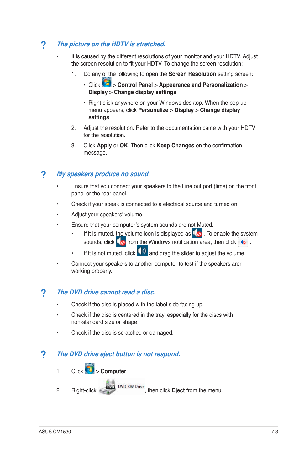 Asus CM1530 User Manual | Page 67 / 67