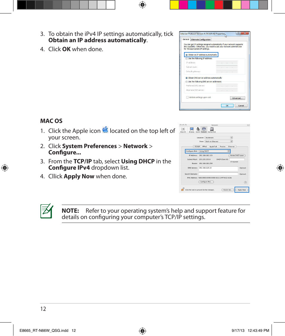 Asus RT-N66W User Manual | Page 12 / 26