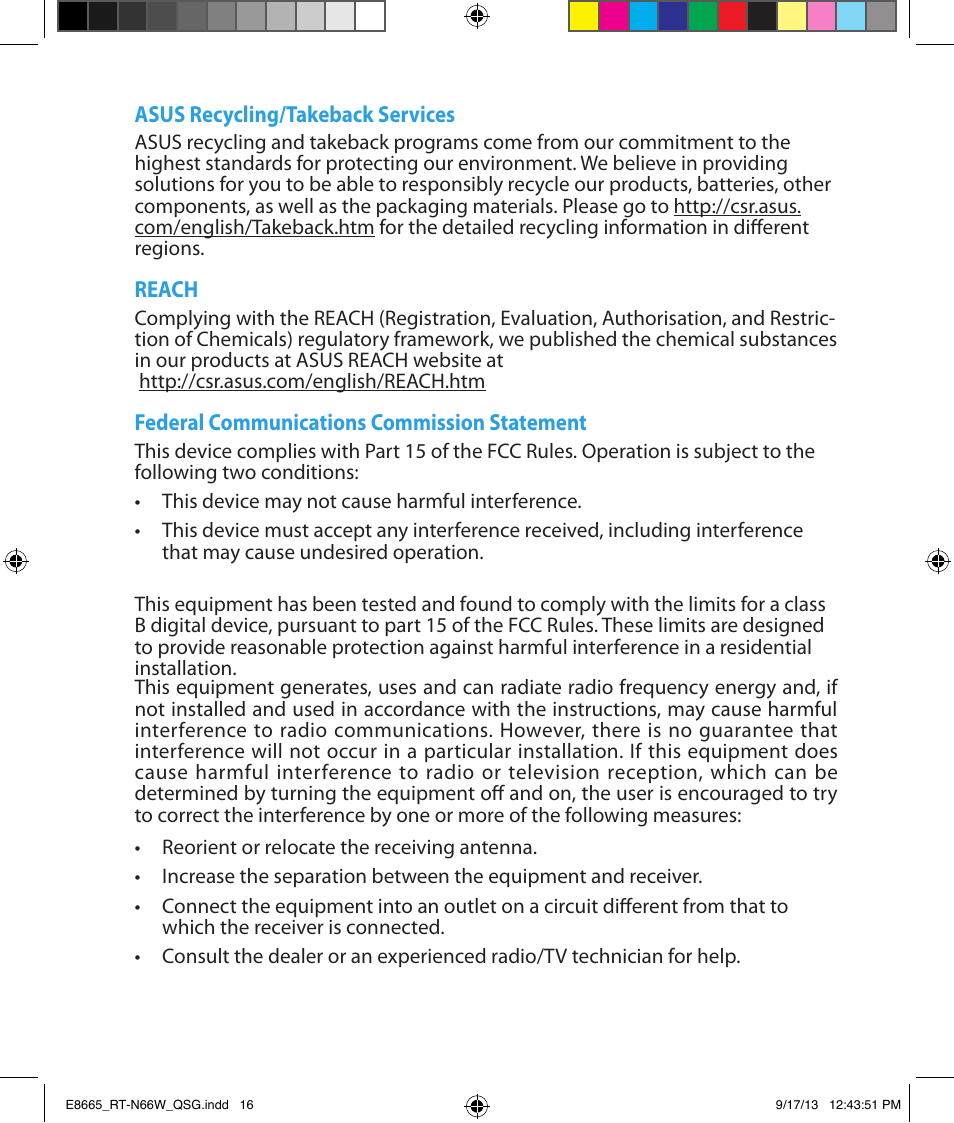 Asus RT-N66W User Manual | Page 16 / 26