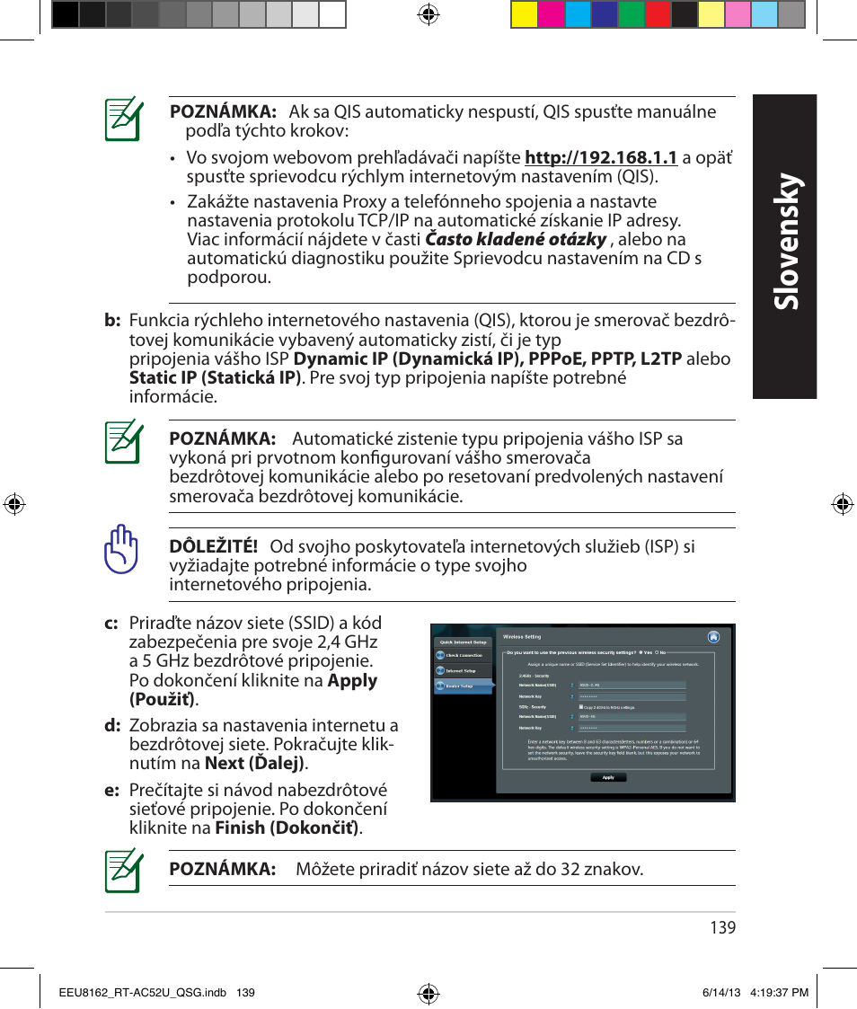 Slo vensk y | Asus RT-AC52U User Manual | Page 136 / 220