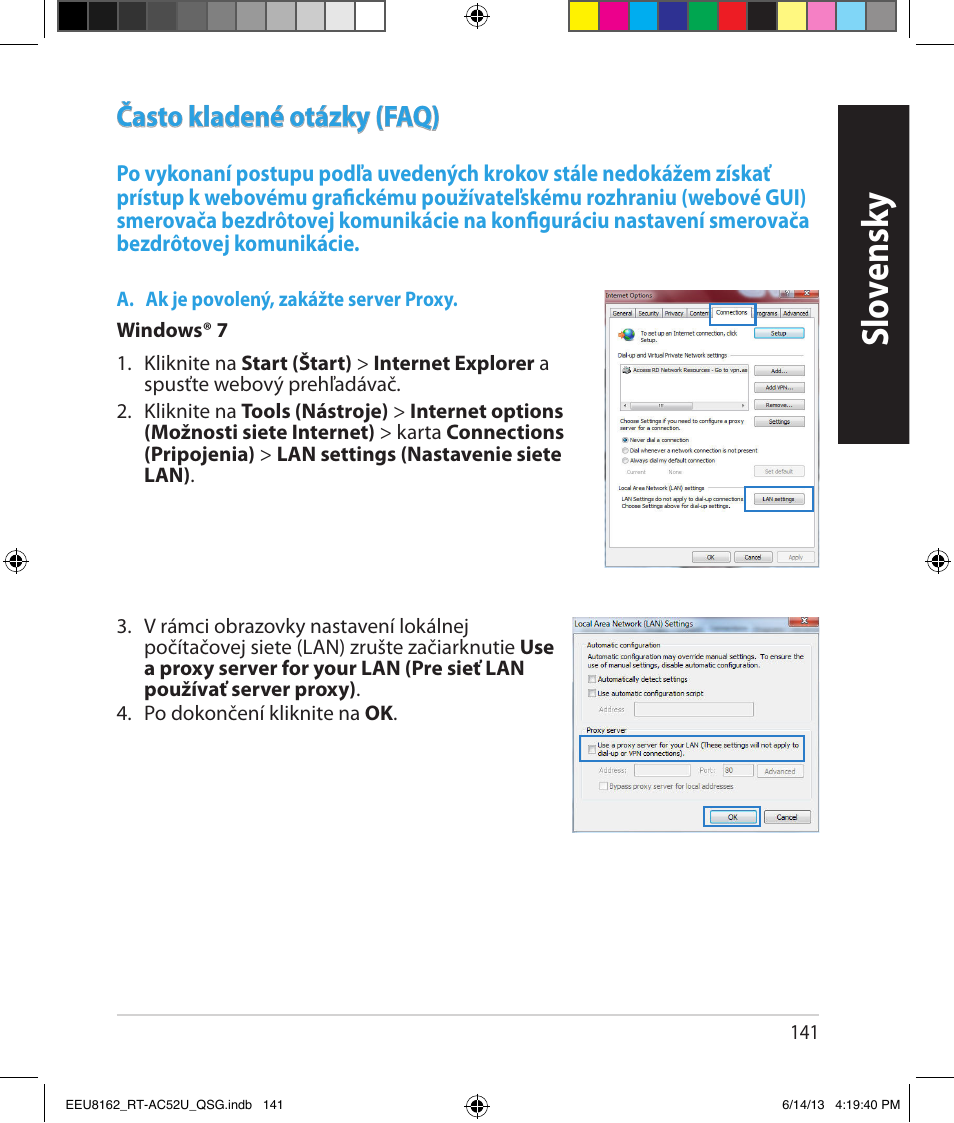 Slo vensk y, Často kladené otázky (faq) | Asus RT-AC52U User Manual | Page 138 / 220