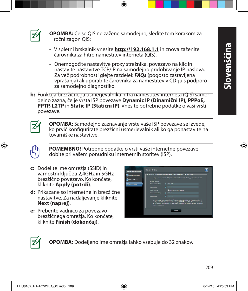 Slo venščina | Asus RT-AC52U User Manual | Page 206 / 220