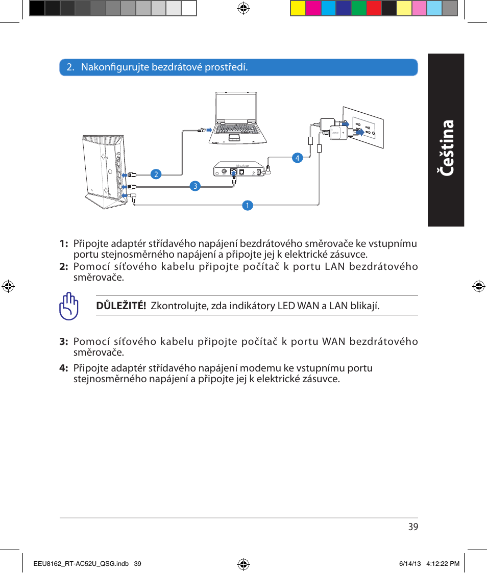 Čeština | Asus RT-AC52U User Manual | Page 36 / 220