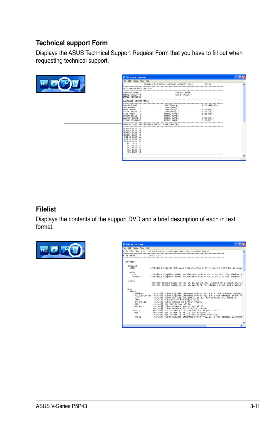 Asus V3-P5P43 User Manual | Page 57 / 114