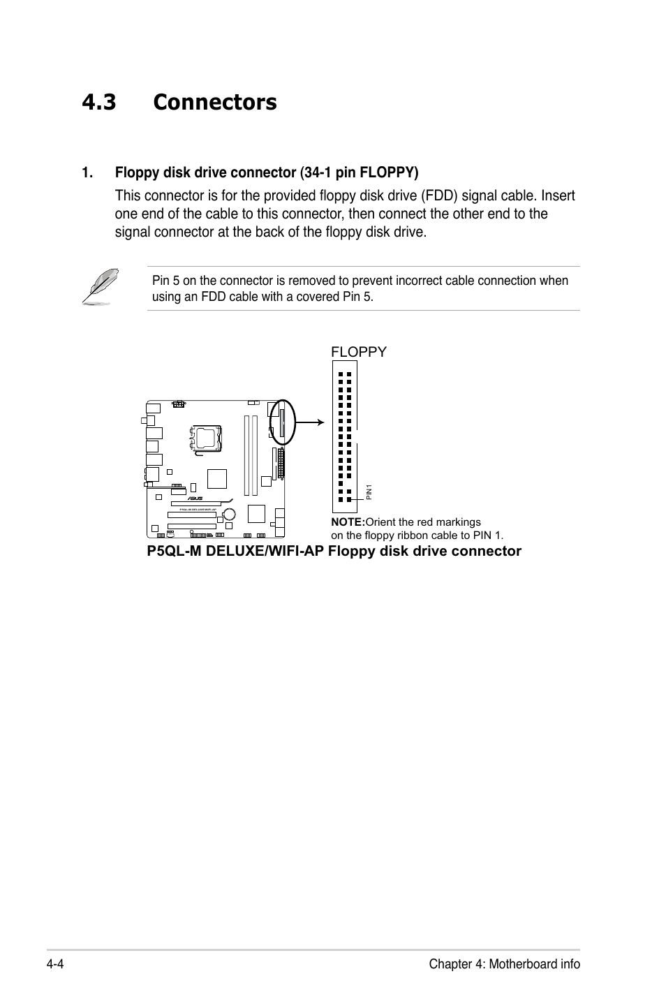 3 connectors | Asus V3-P5P43 User Manual | Page 68 / 114