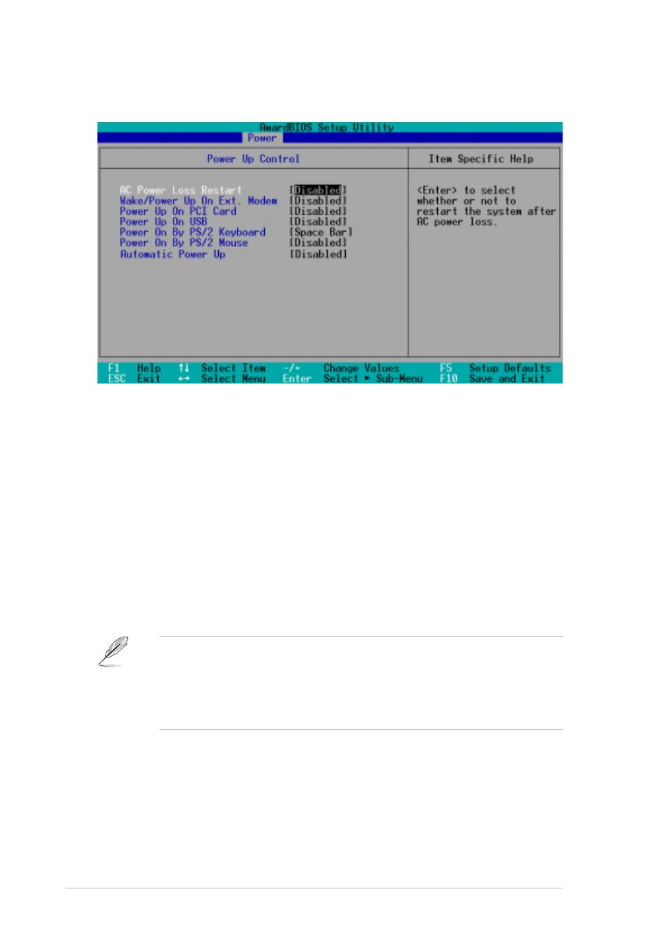 1 power up control | Asus D700-NIB User Manual | Page 84 / 116