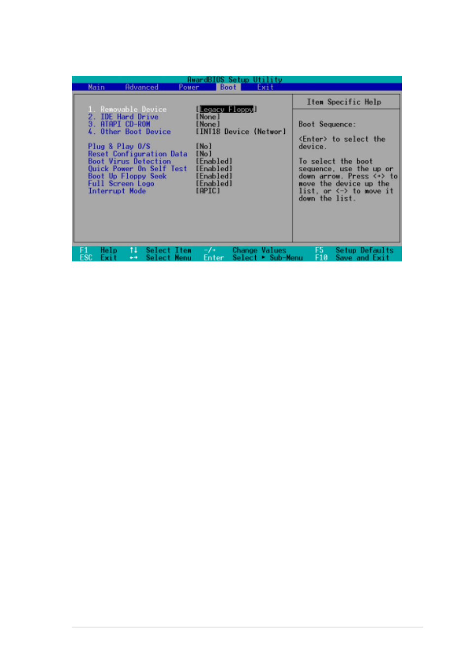 6 boot menu | Asus D700-NIB User Manual | Page 87 / 116