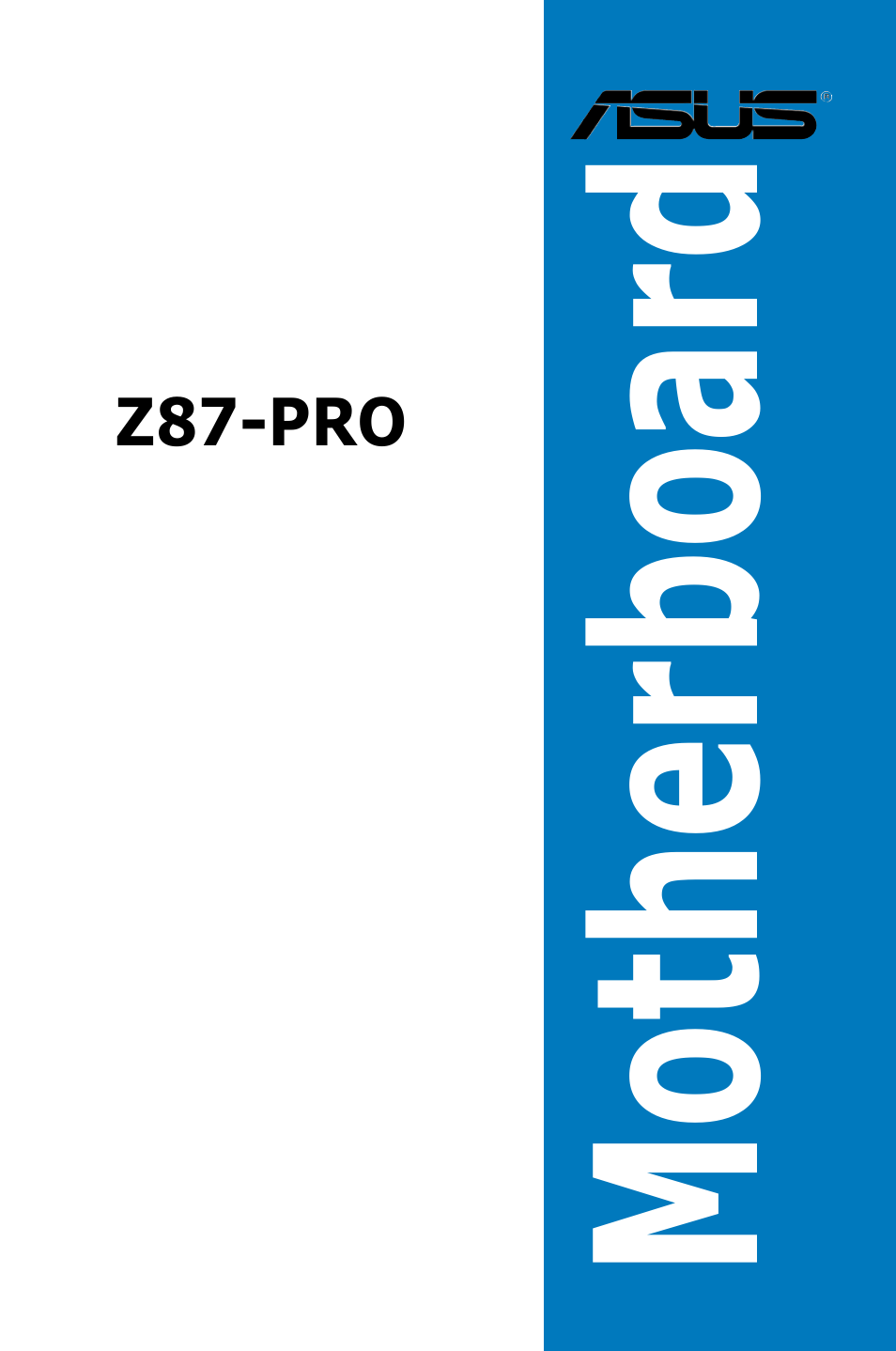Asus Z87-PRO User Manual | 168 pages