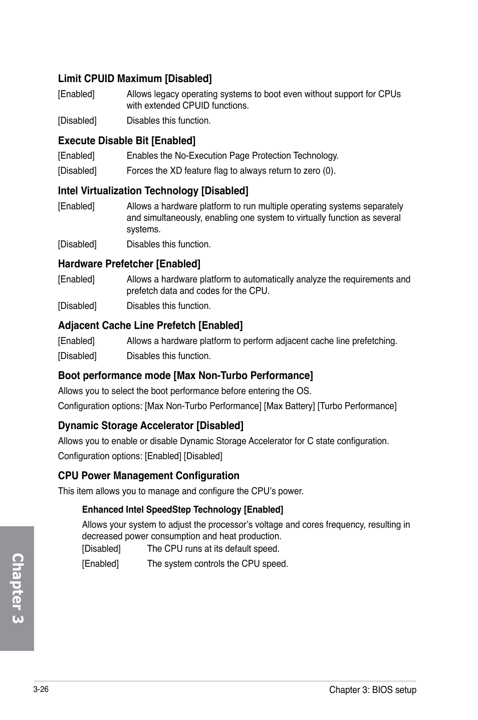 Chapter 3 | Asus Z87-PRO User Manual | Page 108 / 168