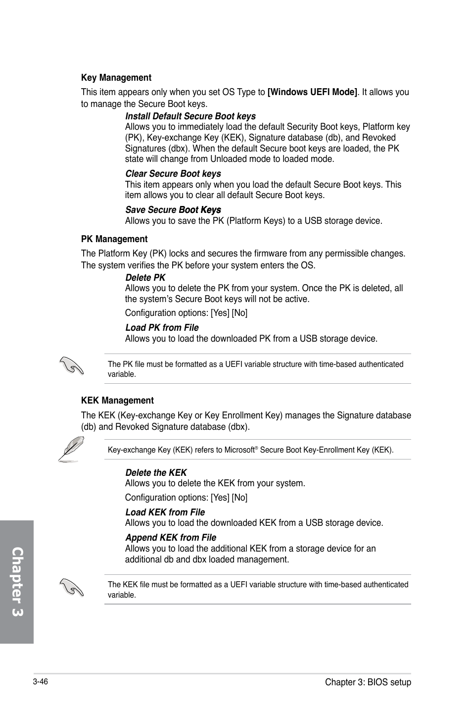 Chapter 3 | Asus Z87-PRO User Manual | Page 128 / 168