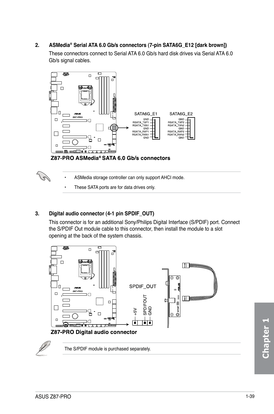 Chapter 1 | Asus Z87-PRO User Manual | Page 55 / 168
