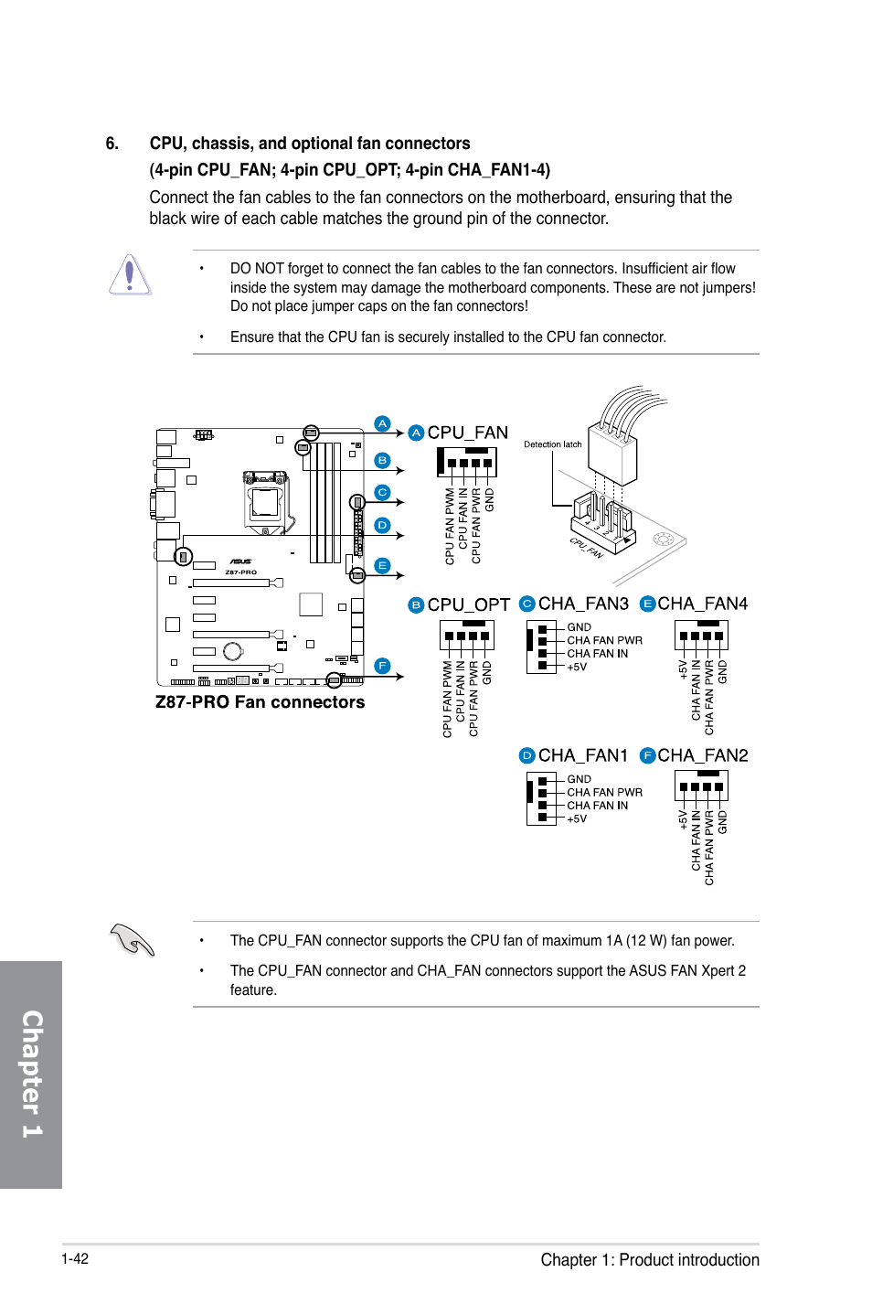 Chapter 1 | Asus Z87-PRO User Manual | Page 58 / 168