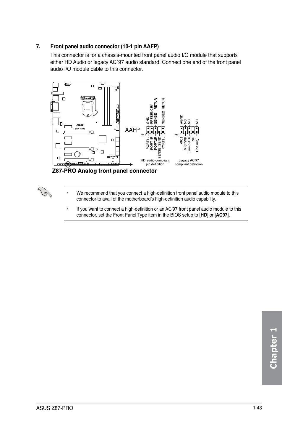 Chapter 1 | Asus Z87-PRO User Manual | Page 59 / 168