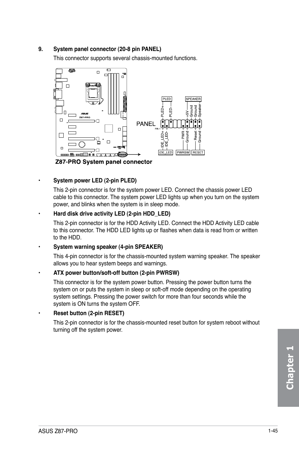 Chapter 1 | Asus Z87-PRO User Manual | Page 61 / 168