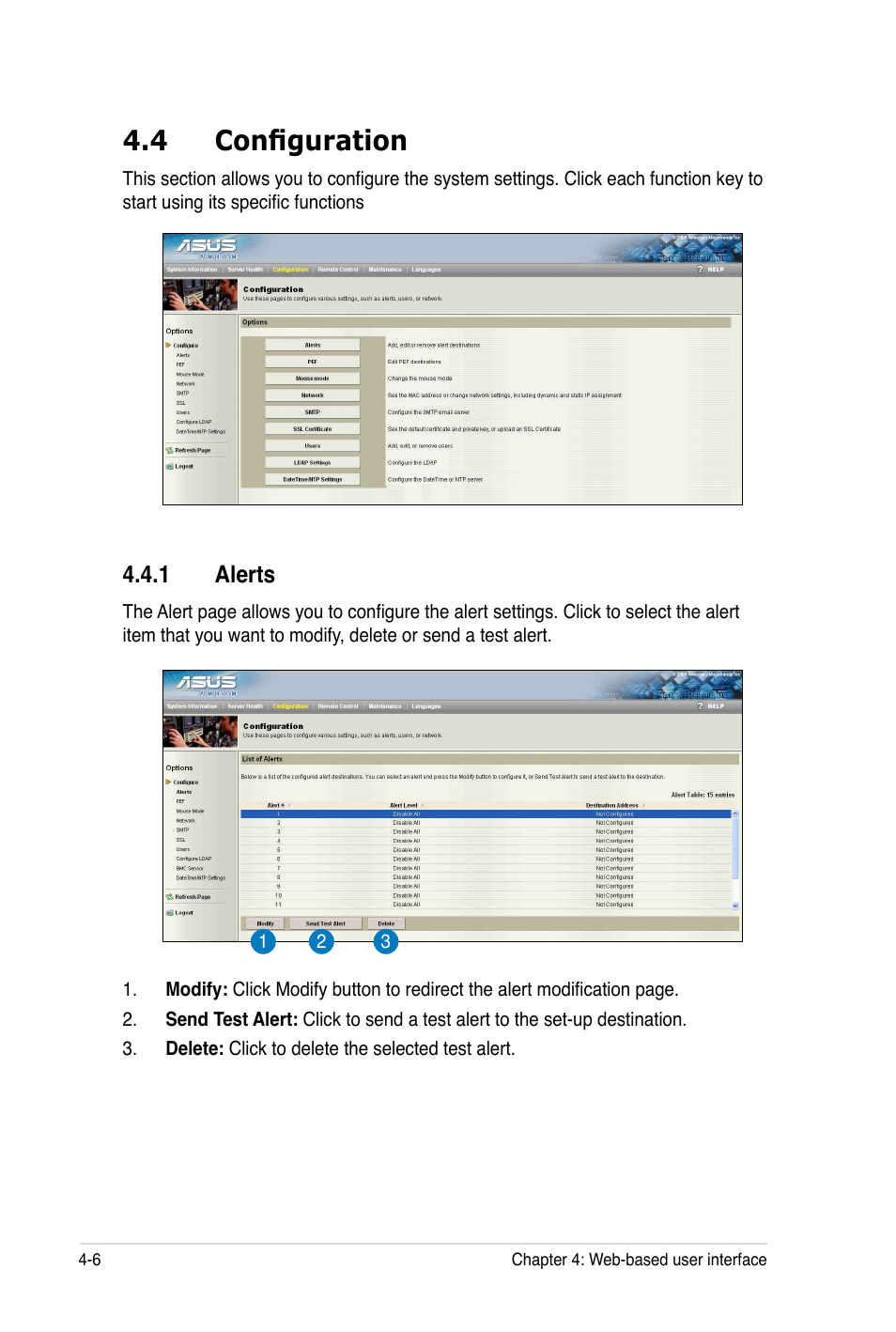 4 configuration | Asus ASMB4-iKVM User Manual | Page 66 / 84