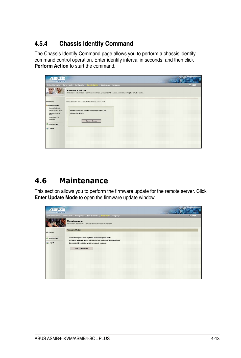 6 maintenance | Asus ASMB4-iKVM User Manual | Page 73 / 84