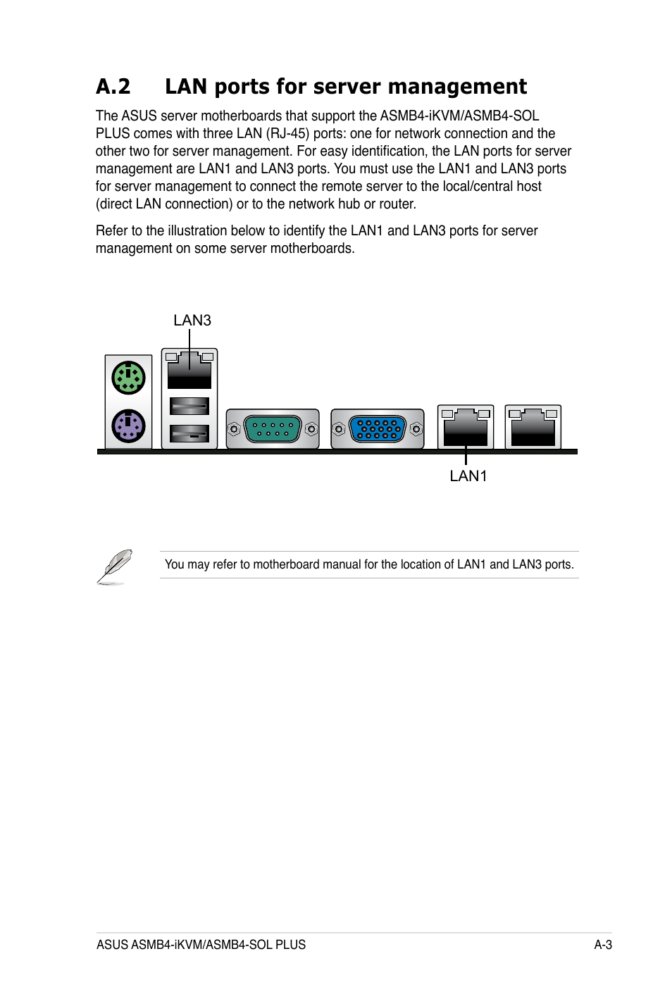 A.2 lan ports for server management | Asus ASMB4-iKVM User Manual | Page 77 / 84