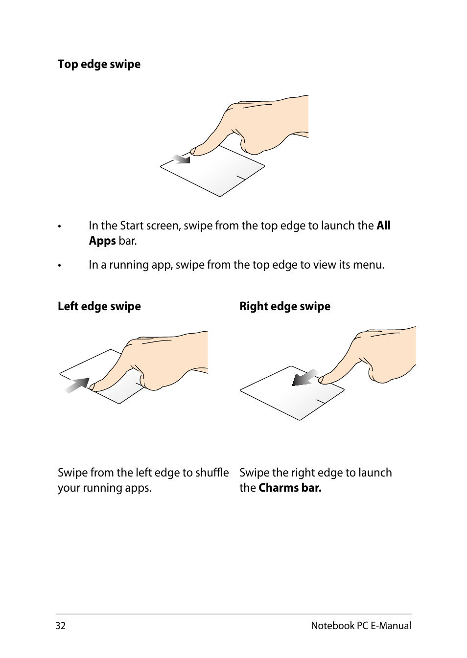 Asus V301LP User Manual | Page 32 / 126