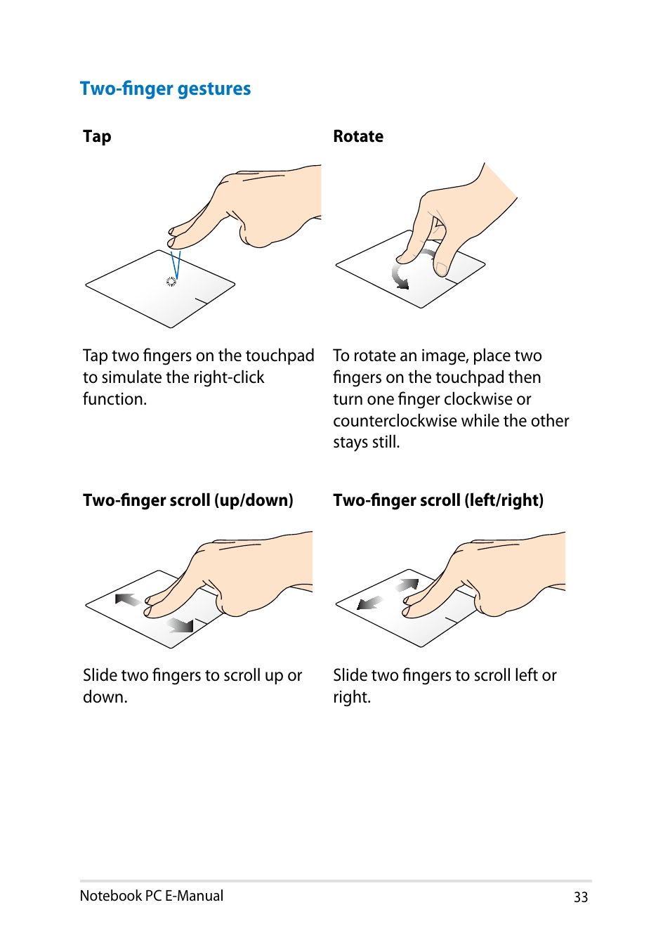 Asus V301LP User Manual | Page 33 / 126