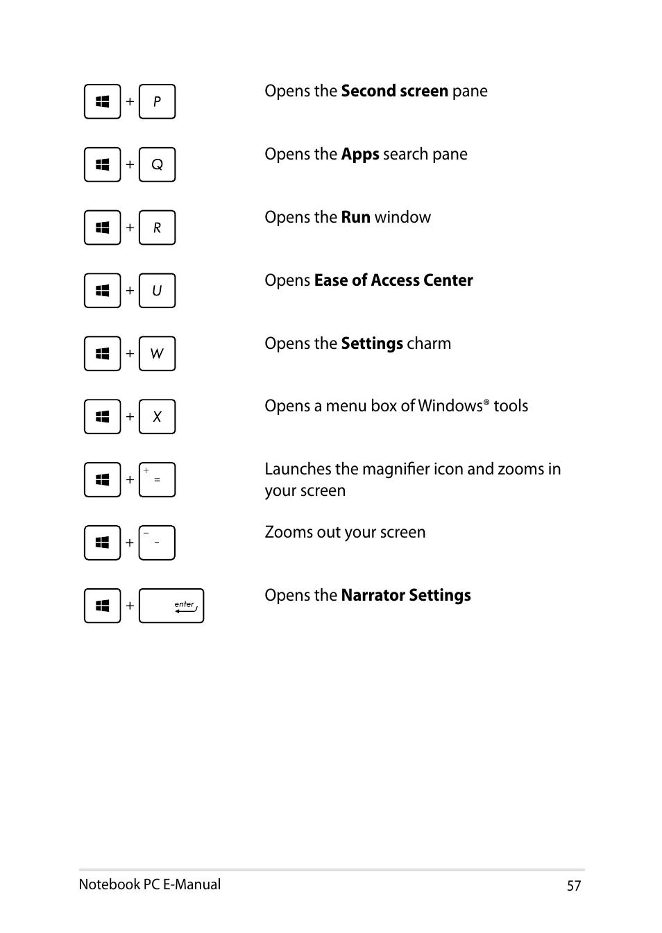 Asus V301LP User Manual | Page 57 / 126