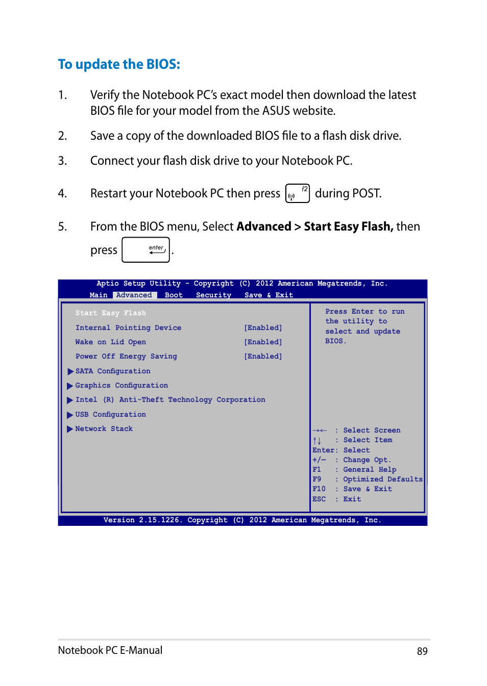 Asus V301LP User Manual | Page 89 / 126