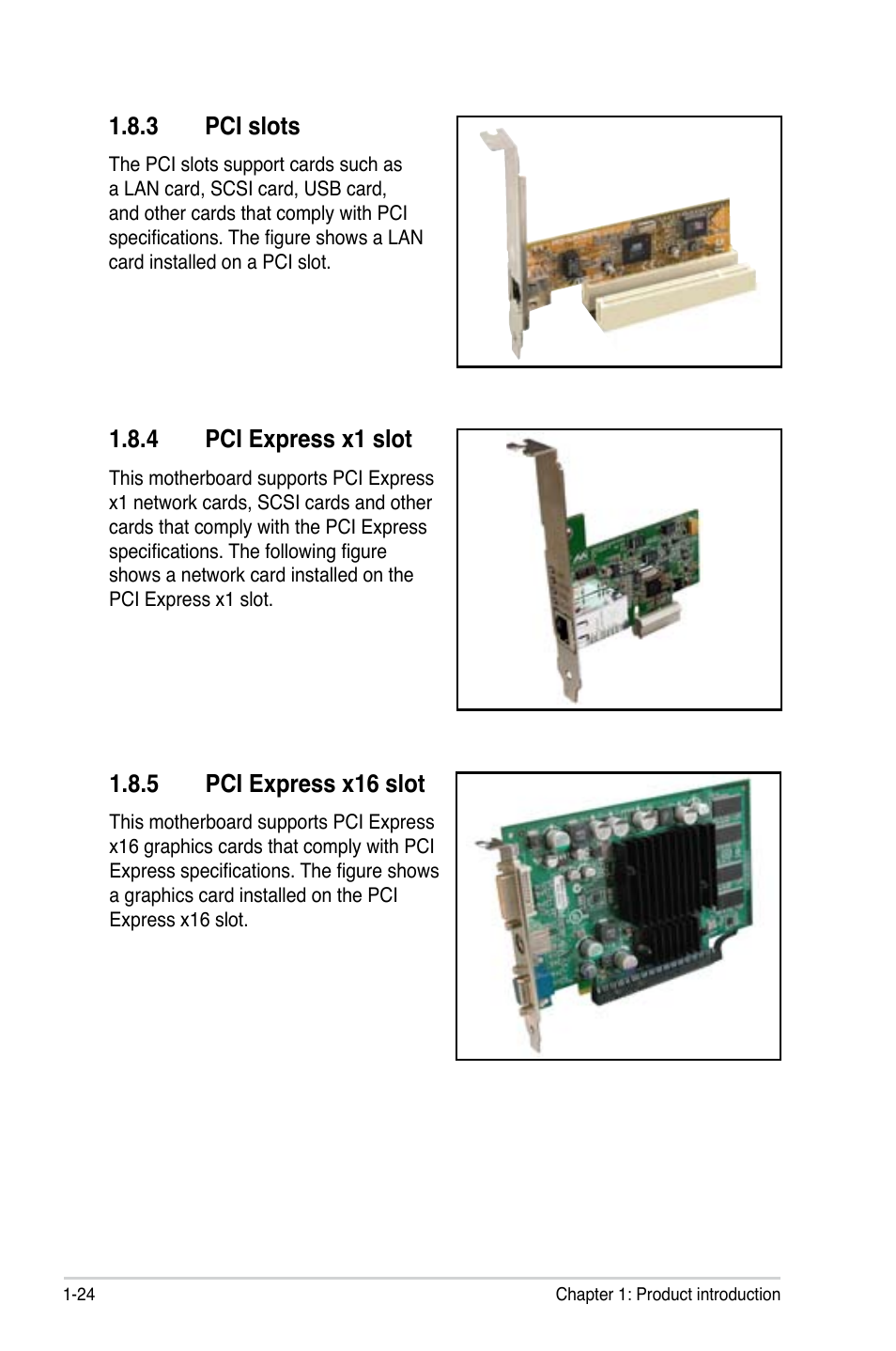 3 pci slots, 4 pci express x1 slot, 5 pci express x16 slot | Asus M3A78-EH User Manual | Page 36 / 98