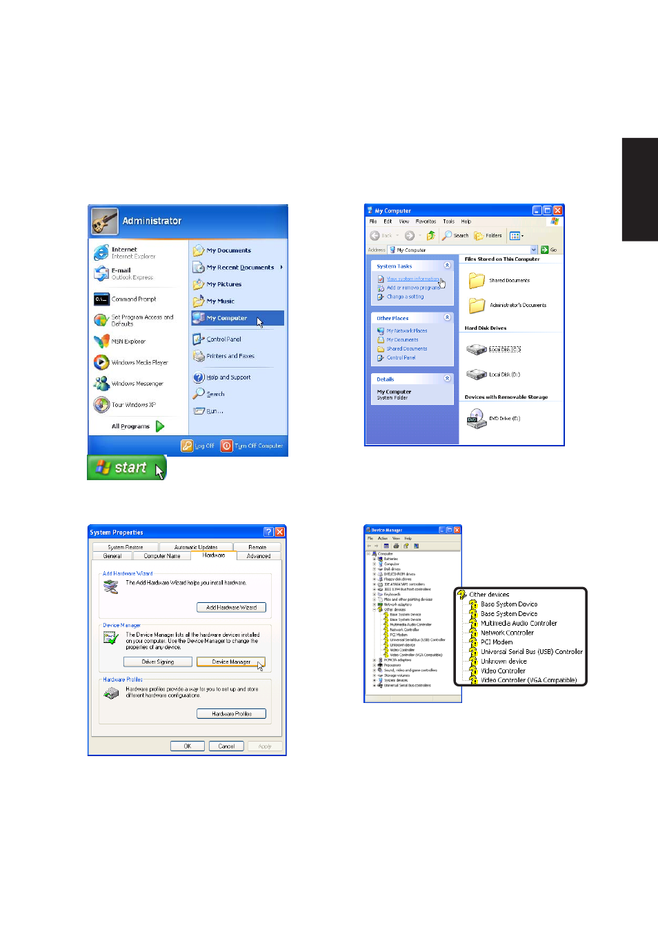 Device manager | Asus M5NP User Manual | Page 10 / 106