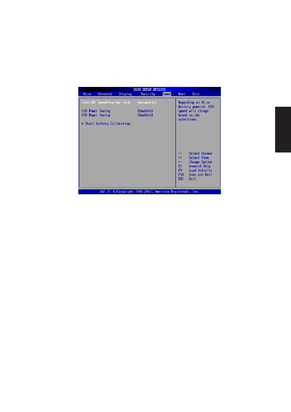 Power, Power settings | Asus M5NP User Manual | Page 100 / 106