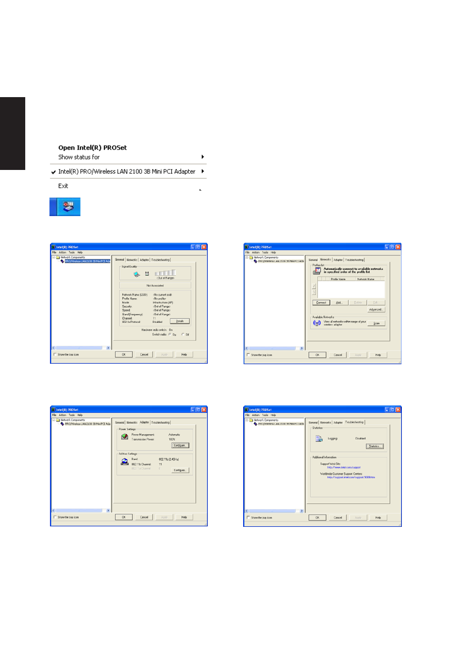 Proset utility | Asus M5NP User Manual | Page 21 / 106