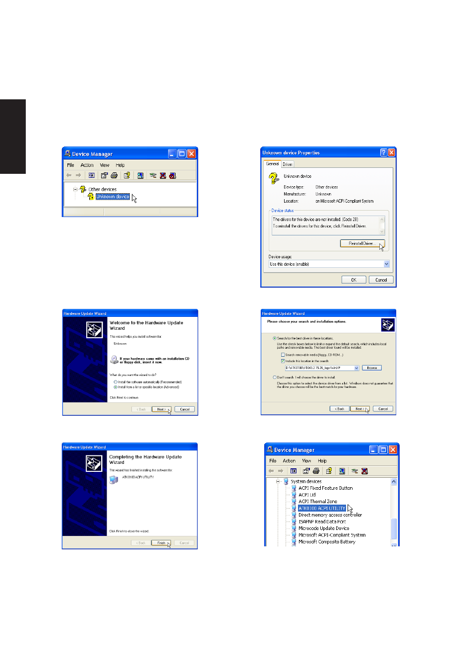 Atk0100 setup | Asus M5NP User Manual | Page 25 / 106
