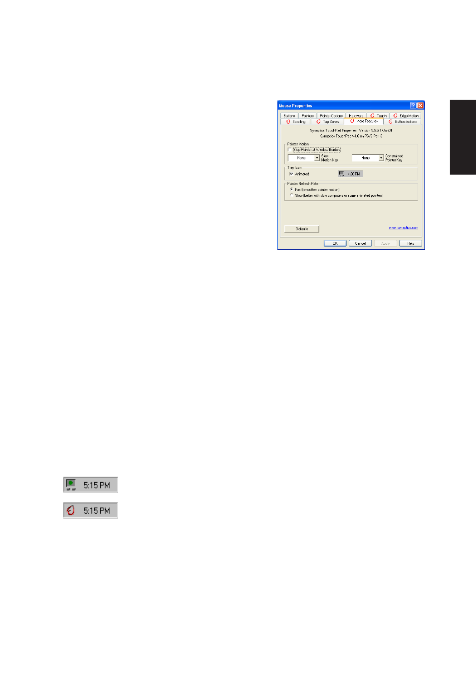 More features properties page | Asus M5NP User Manual | Page 76 / 106