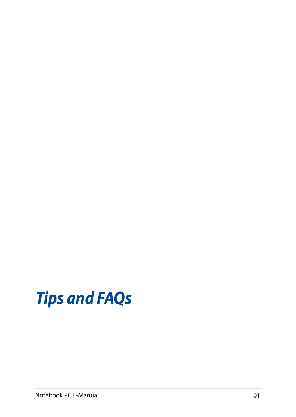 Tips and faqs | Asus X200MA User Manual | Page 91 / 120