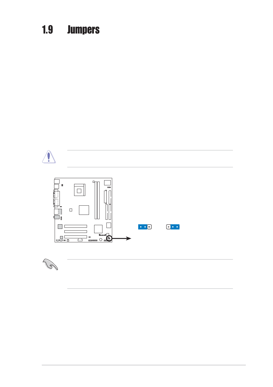 9 jumpers | Asus P4BP-MX User Manual | Page 23 / 64